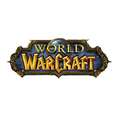 Mystic Runesaber w World of Warcraft logo